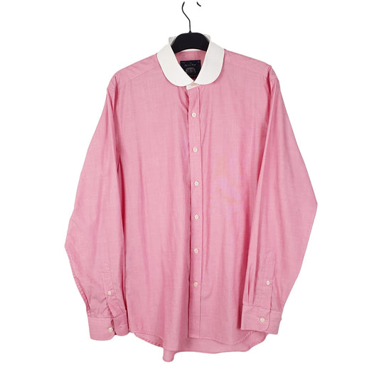Mens Pink The Saville Row Co  Long Sleeve Shirt
