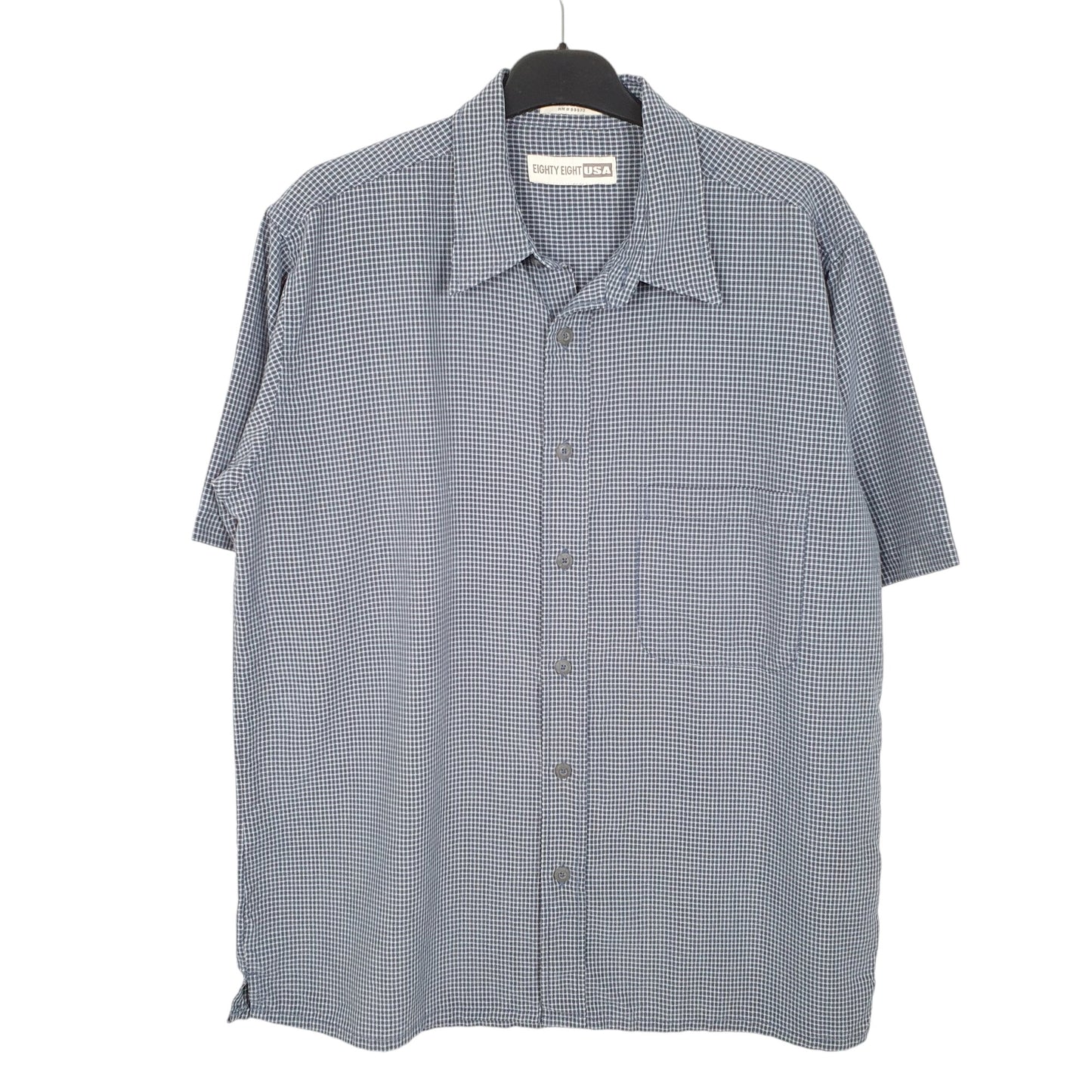 Mens Blue Eighty Eight USA  Short Sleeve Shirt