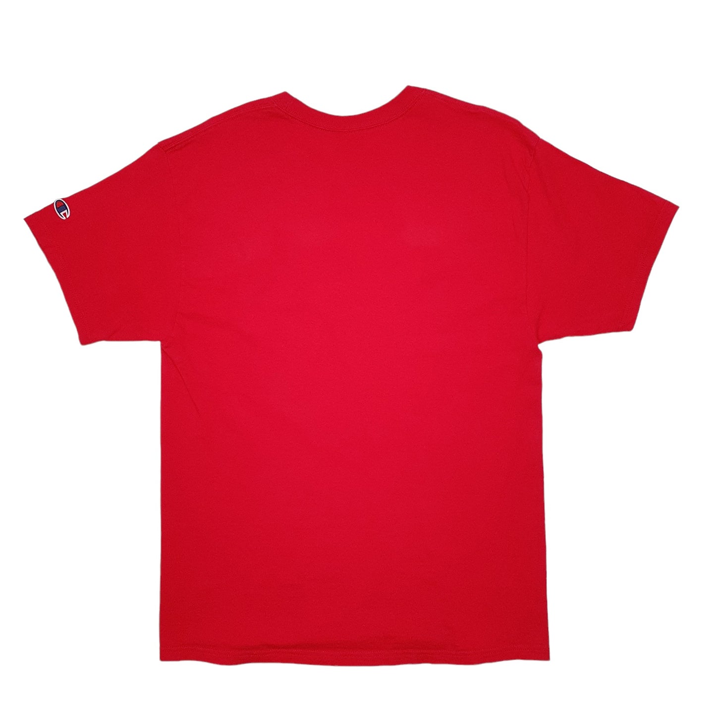 Mens Red Champion  Short Sleeve T Shirt