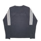 Womens Black Adidas  Crewneck Jumper