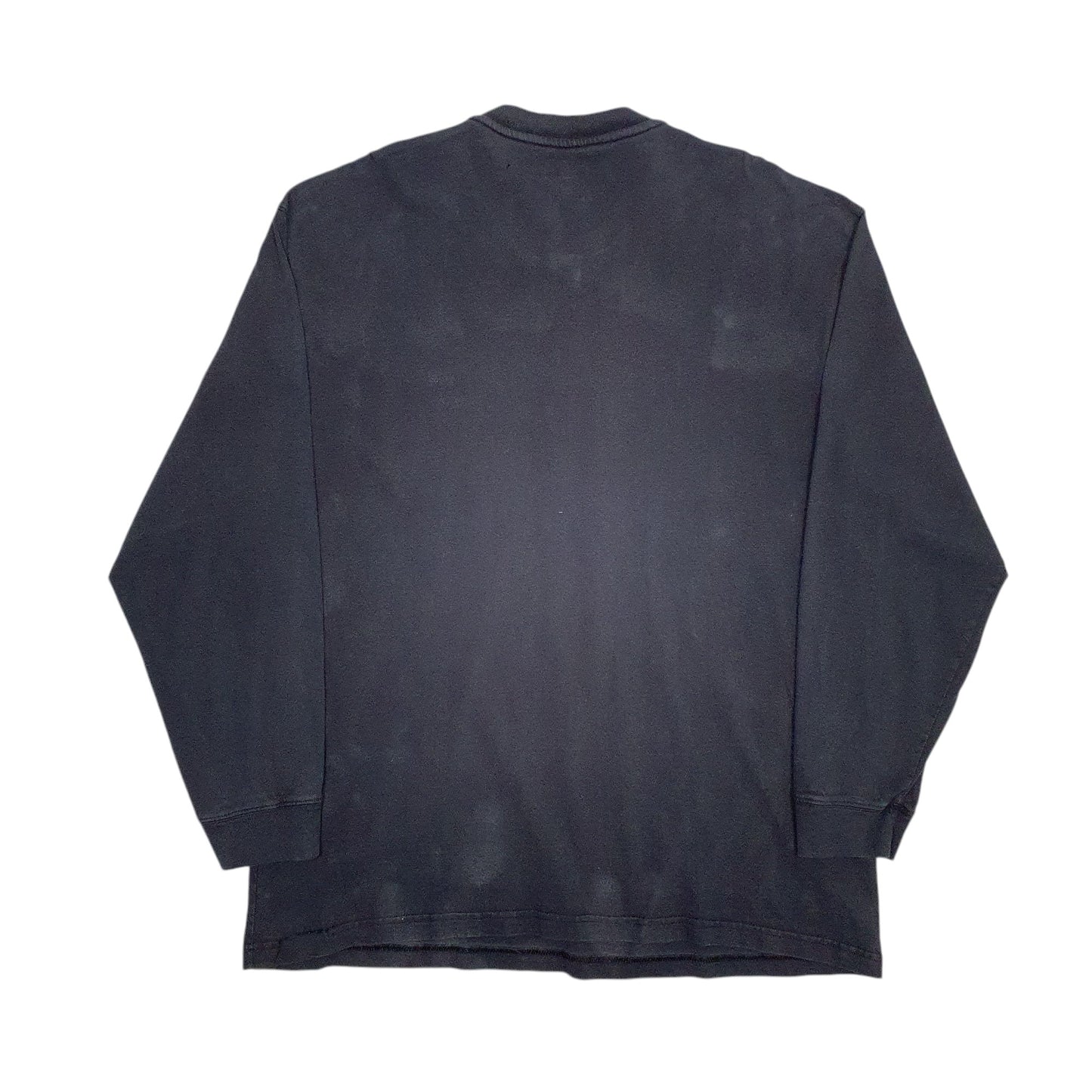 Mens Black Carhartt Henley Long Sleeve T Shirt