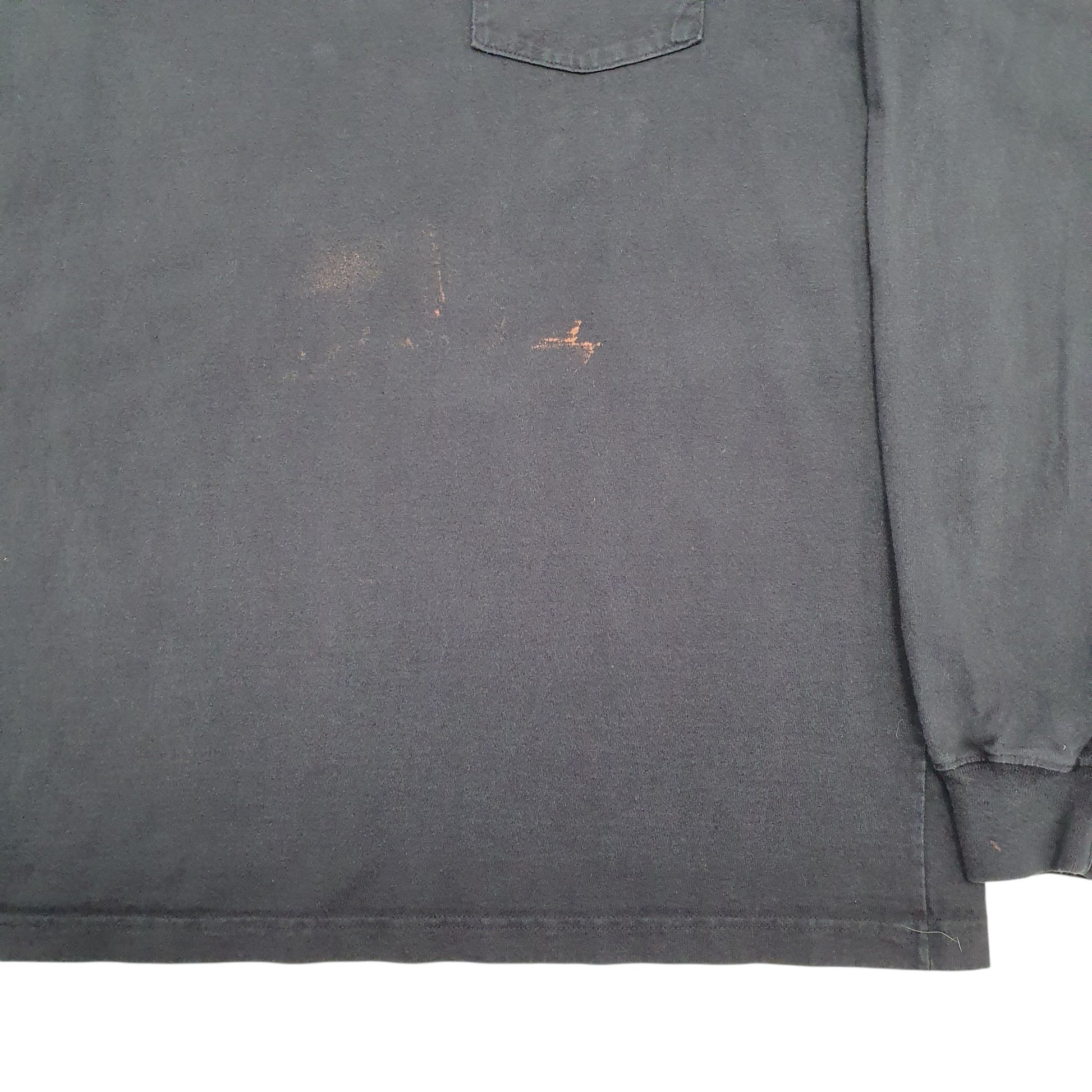 Mens Black Carhartt  Long Sleeve T Shirt