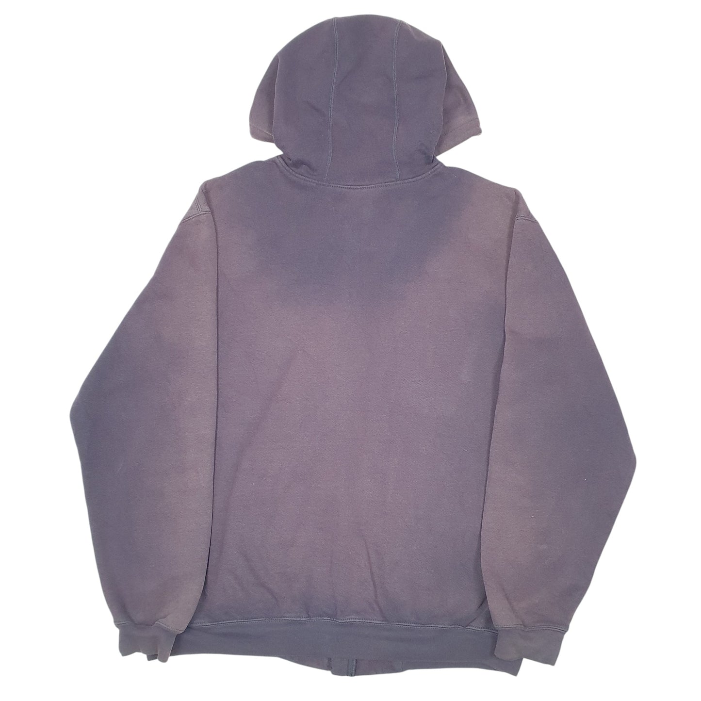 Mens Purple Carhartt Hoodie Workwear Flame Resistant City Of Alachua USA Full Zip Jumper