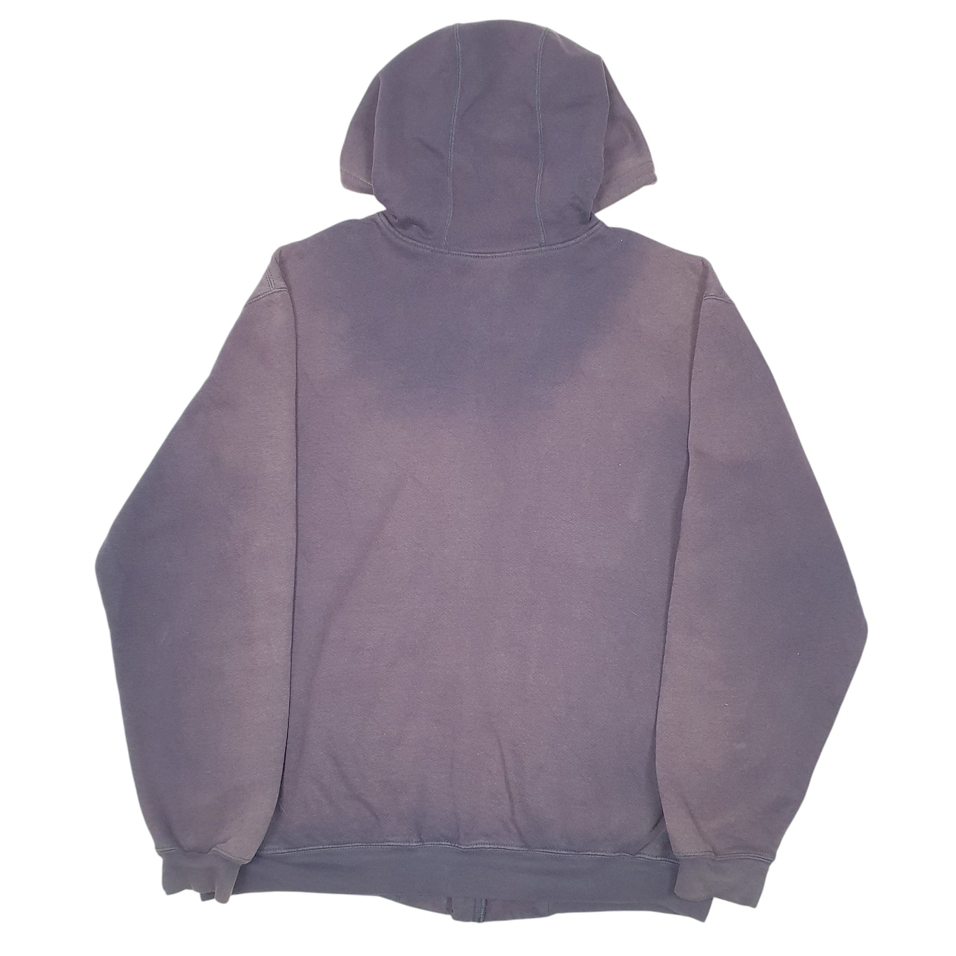 Mens Purple Carhartt Hoodie Workwear Flame Resistant City Of Alachua USA Full Zip Jumper