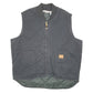 Mens Black Walls Workwear Quilted Insulated Vest  Coat