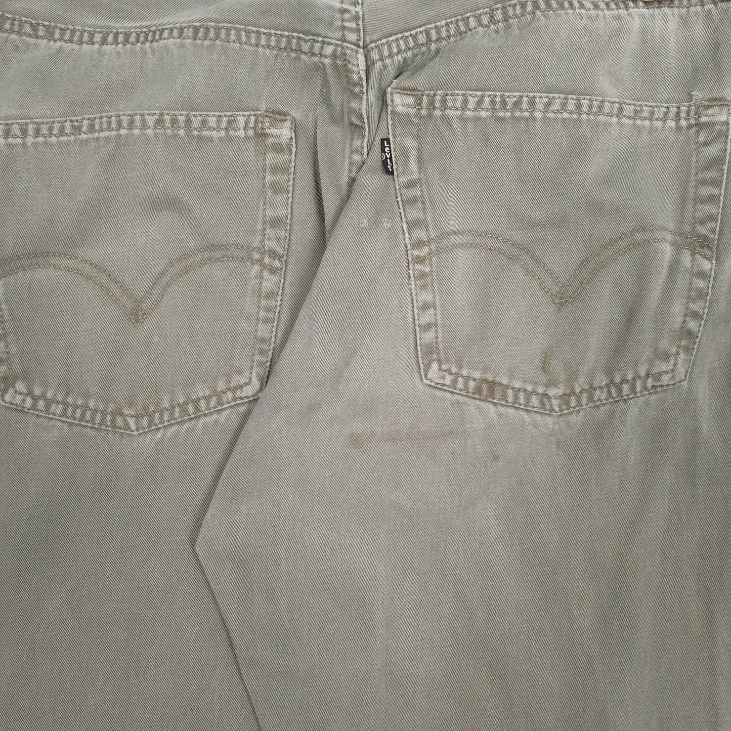 Mens Grey Levis  451 JeansW33 L29