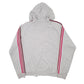 Mens Grey Adidas Hoodie Tracksuit Top Full Zip Jumper