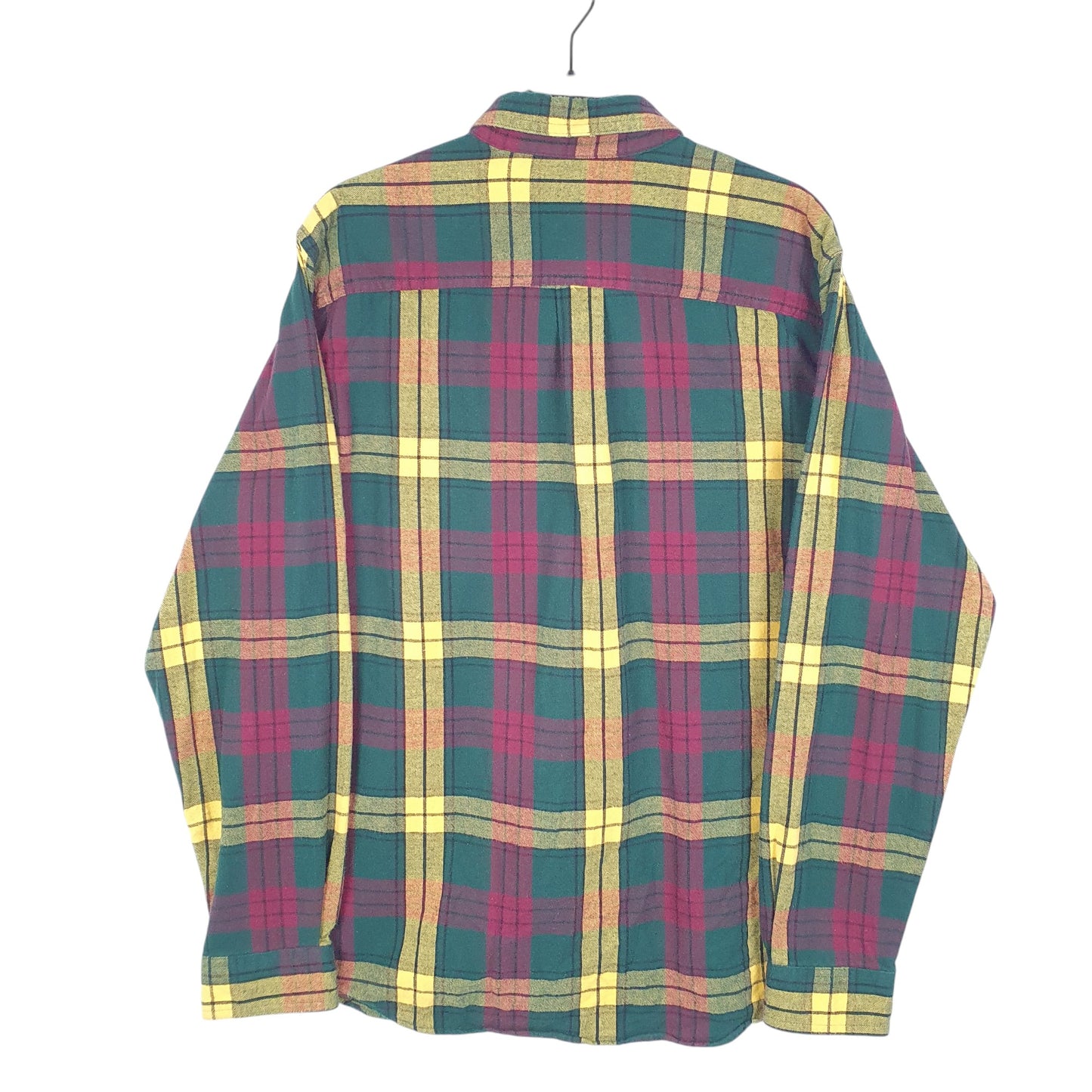 Mens Green L.L.Bean Flannel Overshirt Long Sleeve Shirt