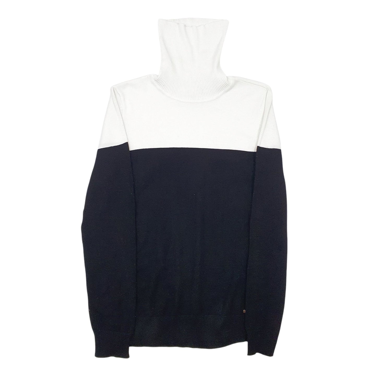 Womens Black Calvin Klein  Turtle Neck Jumper