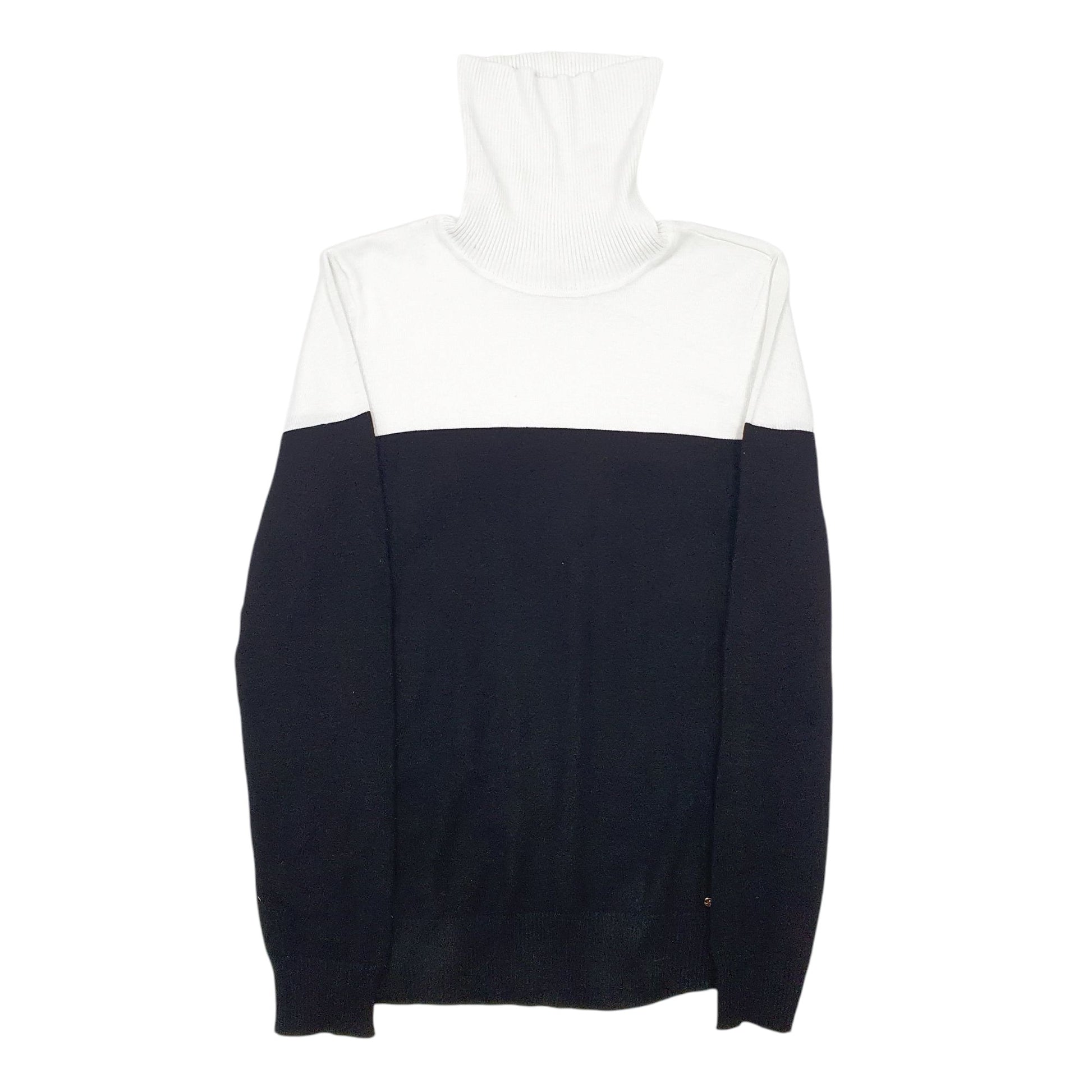 Womens Black Calvin Klein  Turtle Neck Jumper