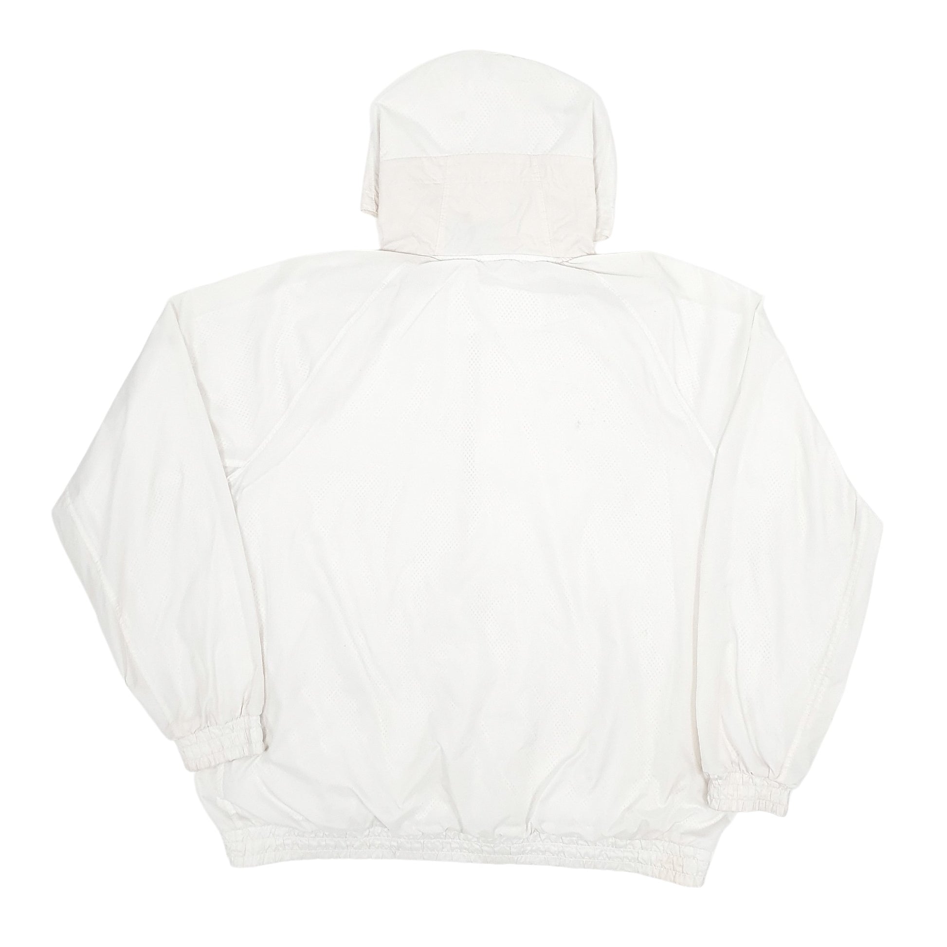 Mens White Adidas Basketball  Coat