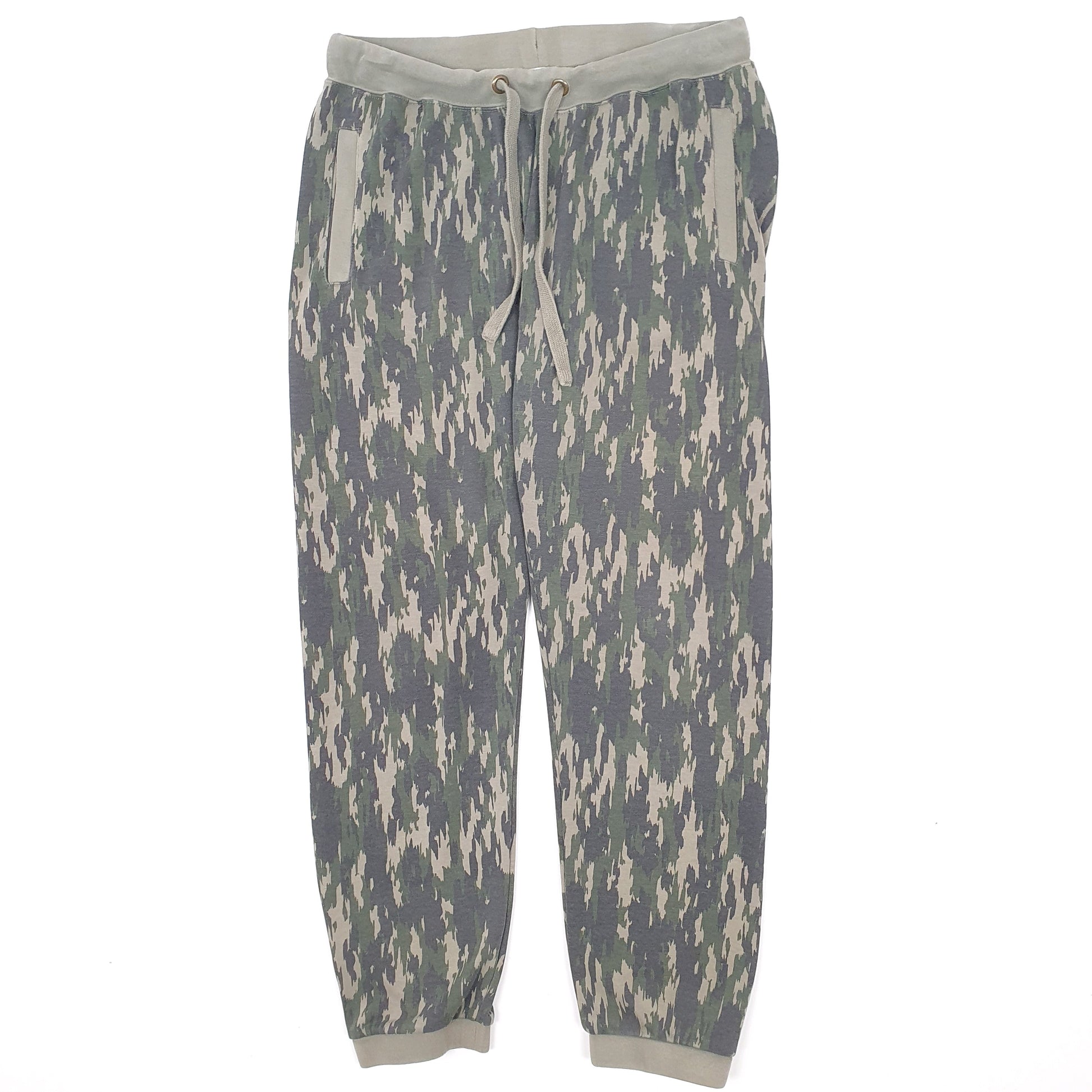 Womens Green Hush Camo Jogger Trousers