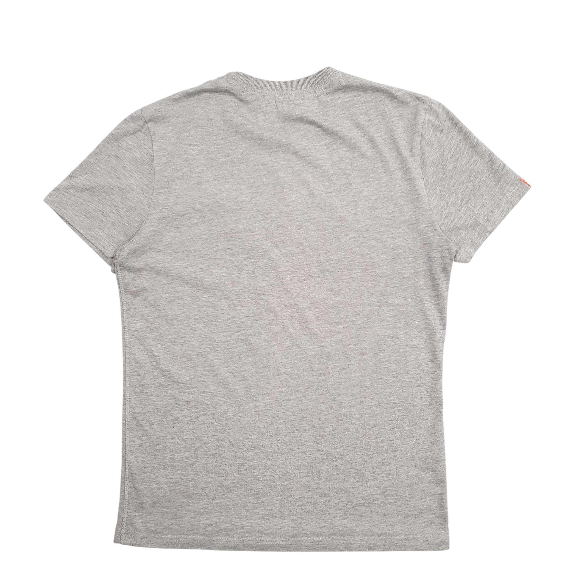 Mens Grey Superdry Spellout Short Sleeve T Shirt