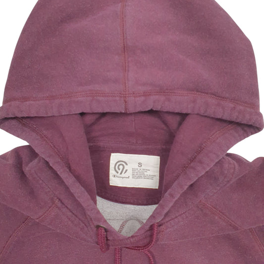 Mens Burgundy Champion  Hoodie Jumper