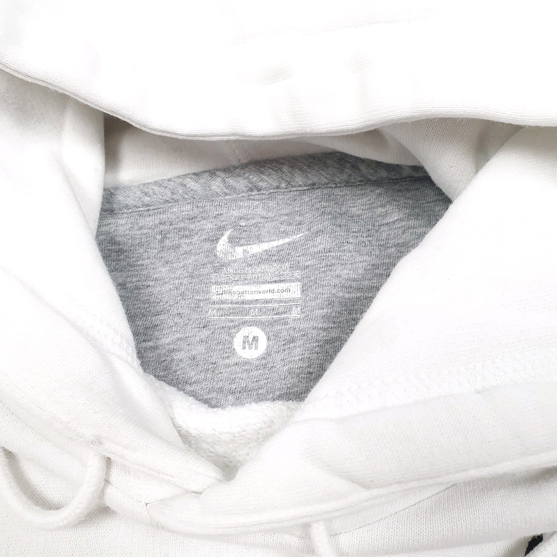 Mens White Nike  Hoodie Jumper