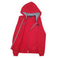 Mens Red Nautica  Full Zip Jumper