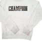 Mens Grey Champion Spellout Crewneck Jumper
