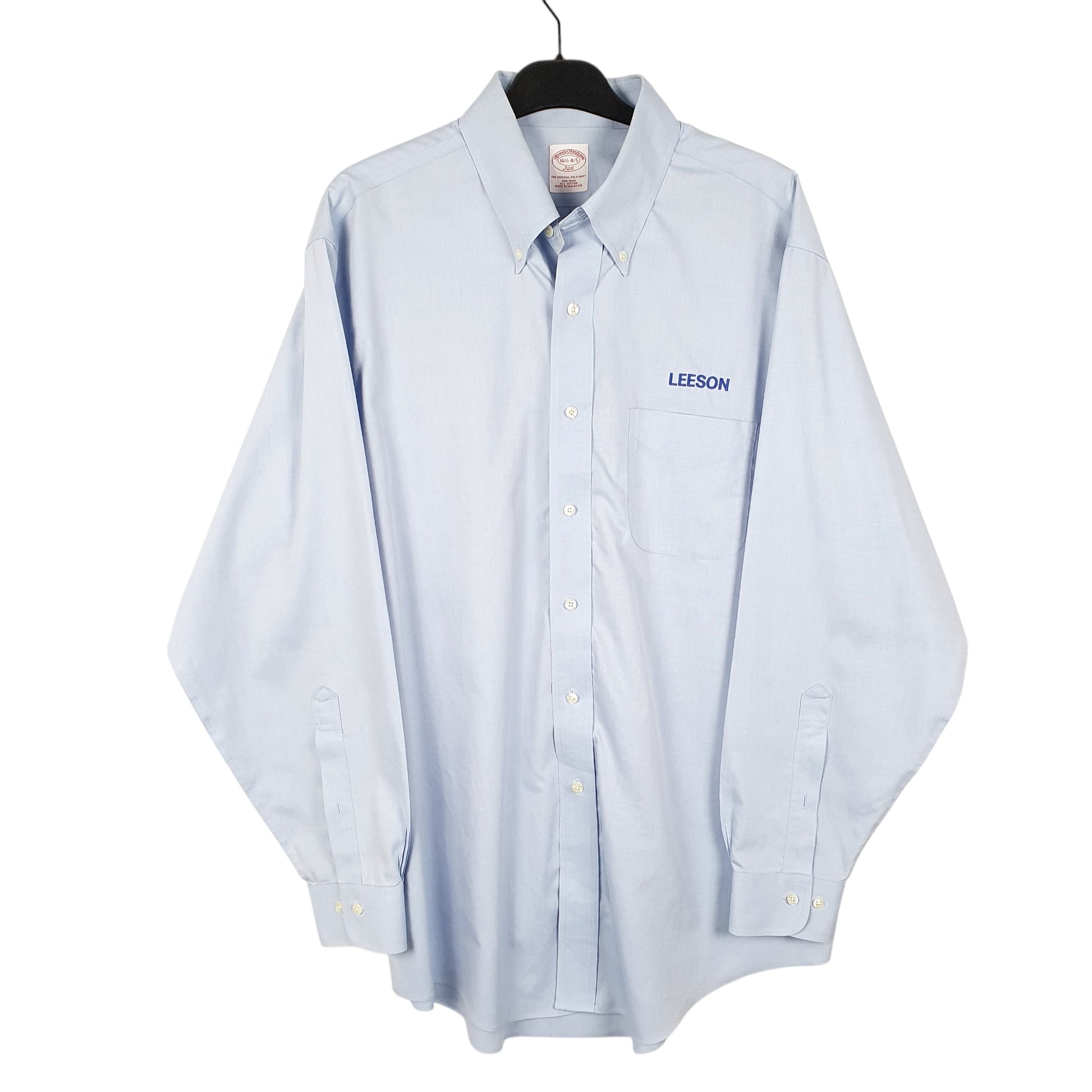 Mens Blue Brooks Brothers Leeson Long Sleeve Shirt