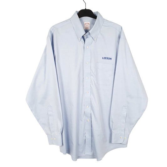 Mens Blue Brooks Brothers Leeson Long Sleeve Shirt