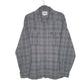 Mens Grey Converse One Star Flannel Long Sleeve Shirt