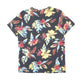 Mens Black H&M Floral Flowers Short Sleeve T Shirt