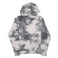 Mens Grey ACDC Band High Voltage Merch Tie Dye Rock Hoodie Jumper