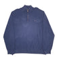 Mens Navy Tommy Hilfiger  Quarter Zip Jumper