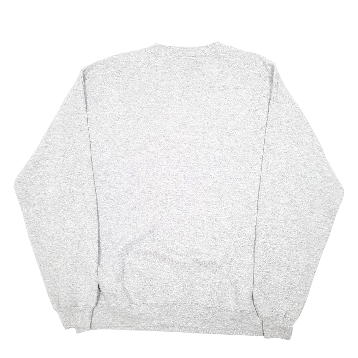 Mens Grey NFL Team Baltimore Ravens Football USA Spellout Crewneck Jumper