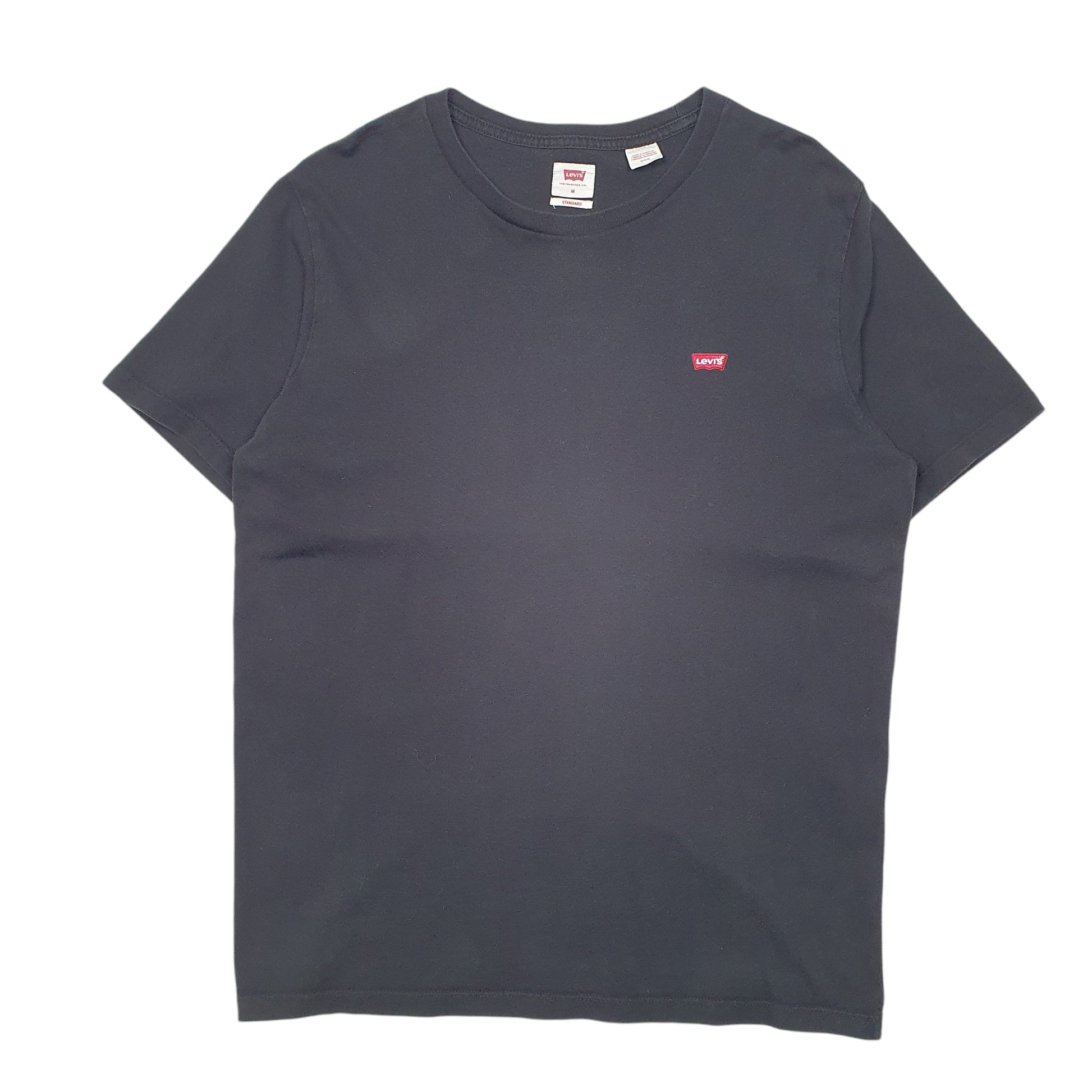 Mens Black Levis Standard Short Sleeve T Shirt