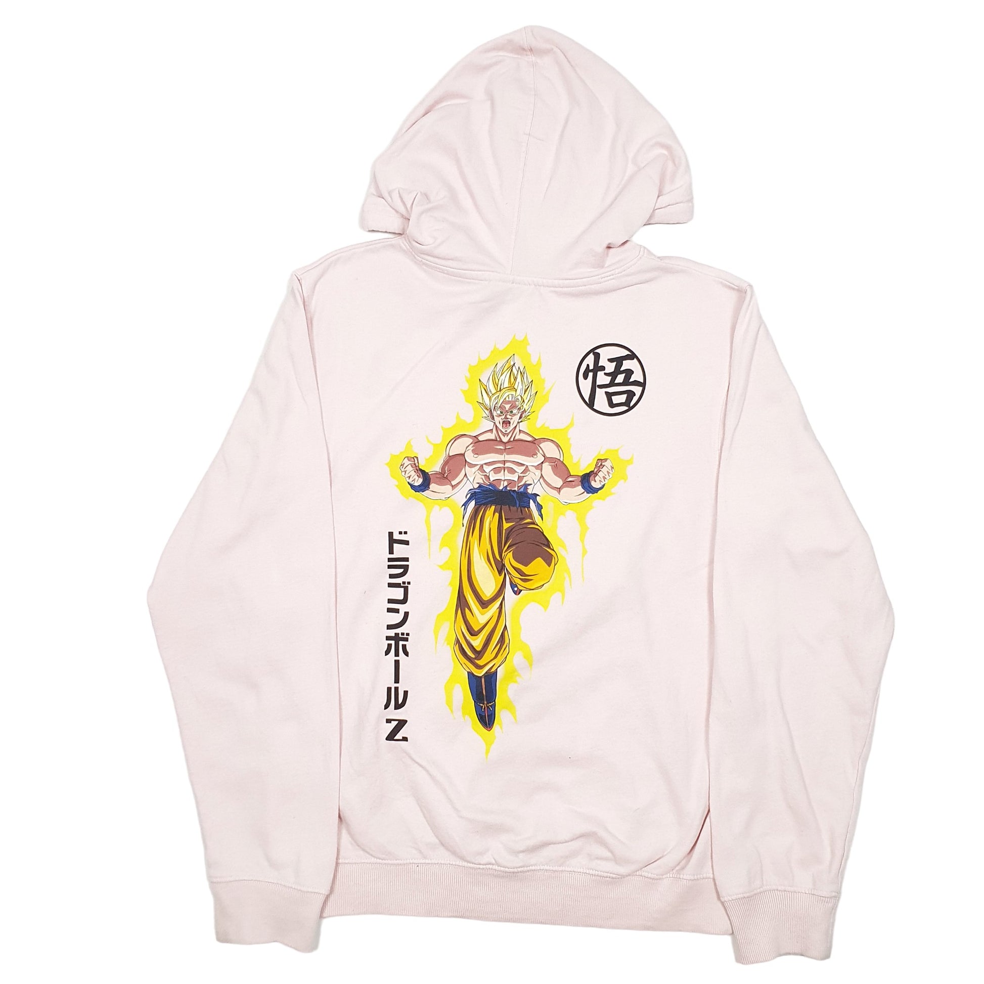 Mens Pink Dragonball Z Goku Super Saiyan Hoodie Jumper