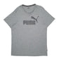 Mens Grey Puma Spellout Short Sleeve T Shirt