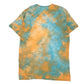 Mens Orange Stafford Tie Dye Short Sleeve T Shirt