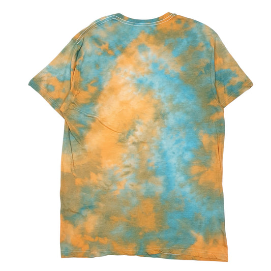Mens Orange Stafford Tie Dye Short Sleeve T Shirt