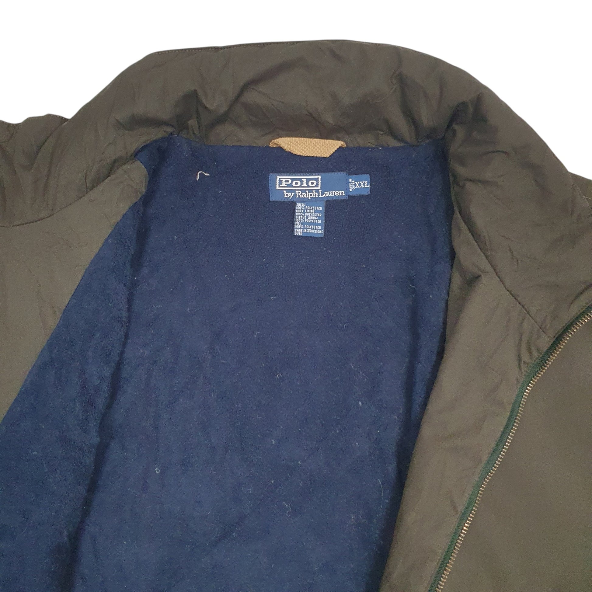 Mens Green Polo Ralph Lauren Fleece Lined  Coat