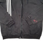 Mens Black Adidas Hoodie Full Zip Jumper