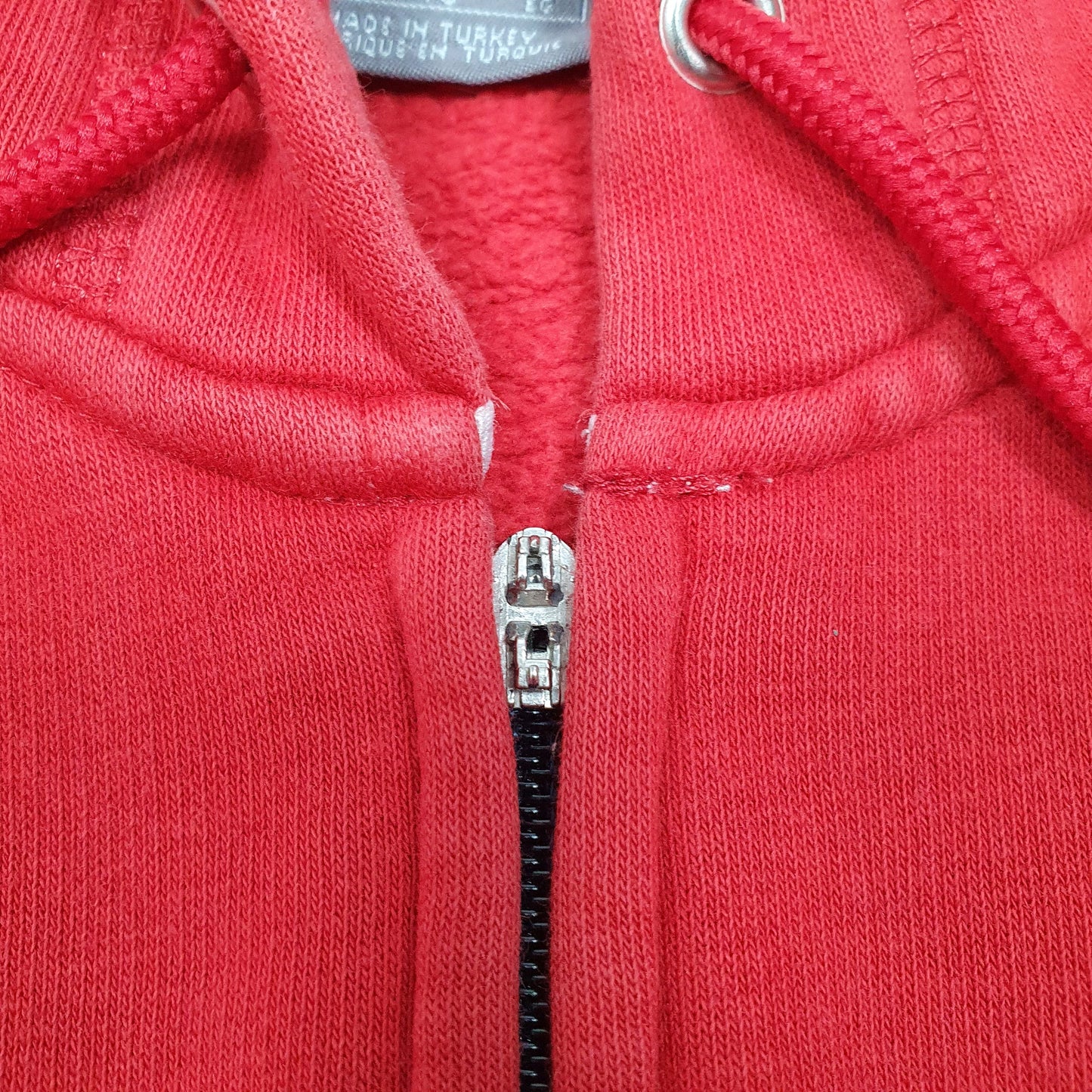 Mens Red Nike Hoodie Swoosh Full Zip Jumper