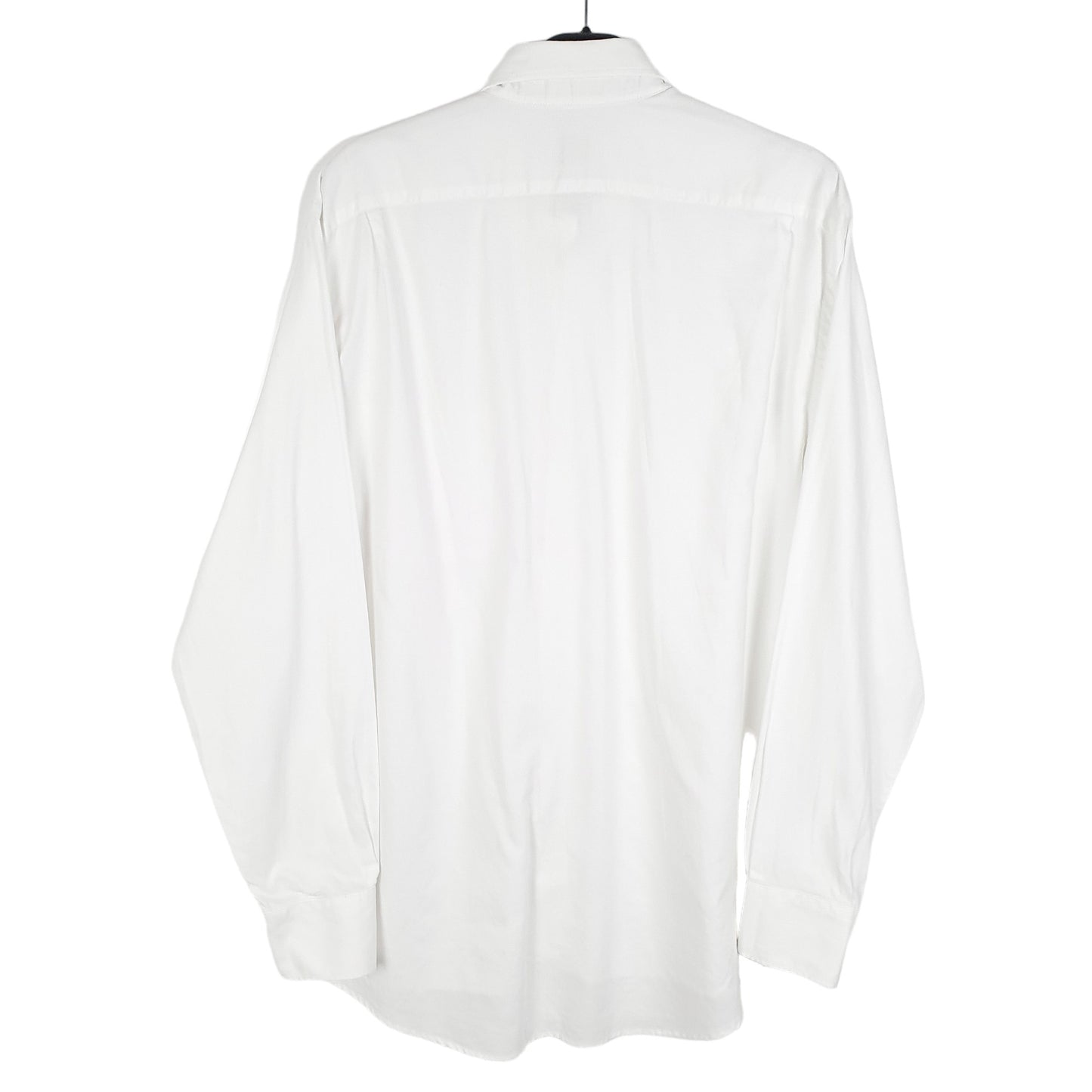 Mens White Lacoste  Long Sleeve Shirt