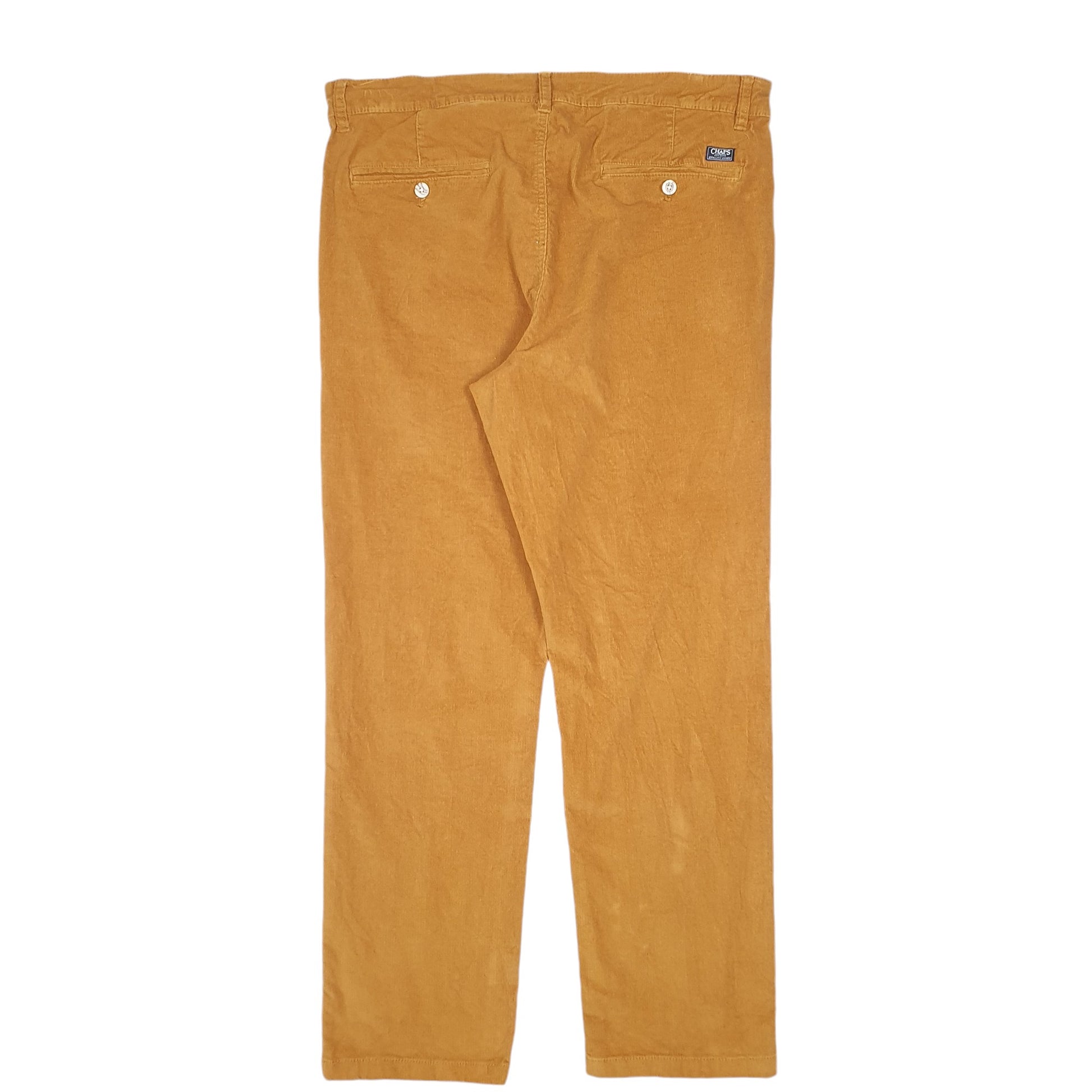 Mens Tan Chaps Cords Corduroy Trousers