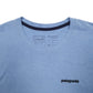 Mens Blue Patagonia Spellout Long Sleeve T Shirt