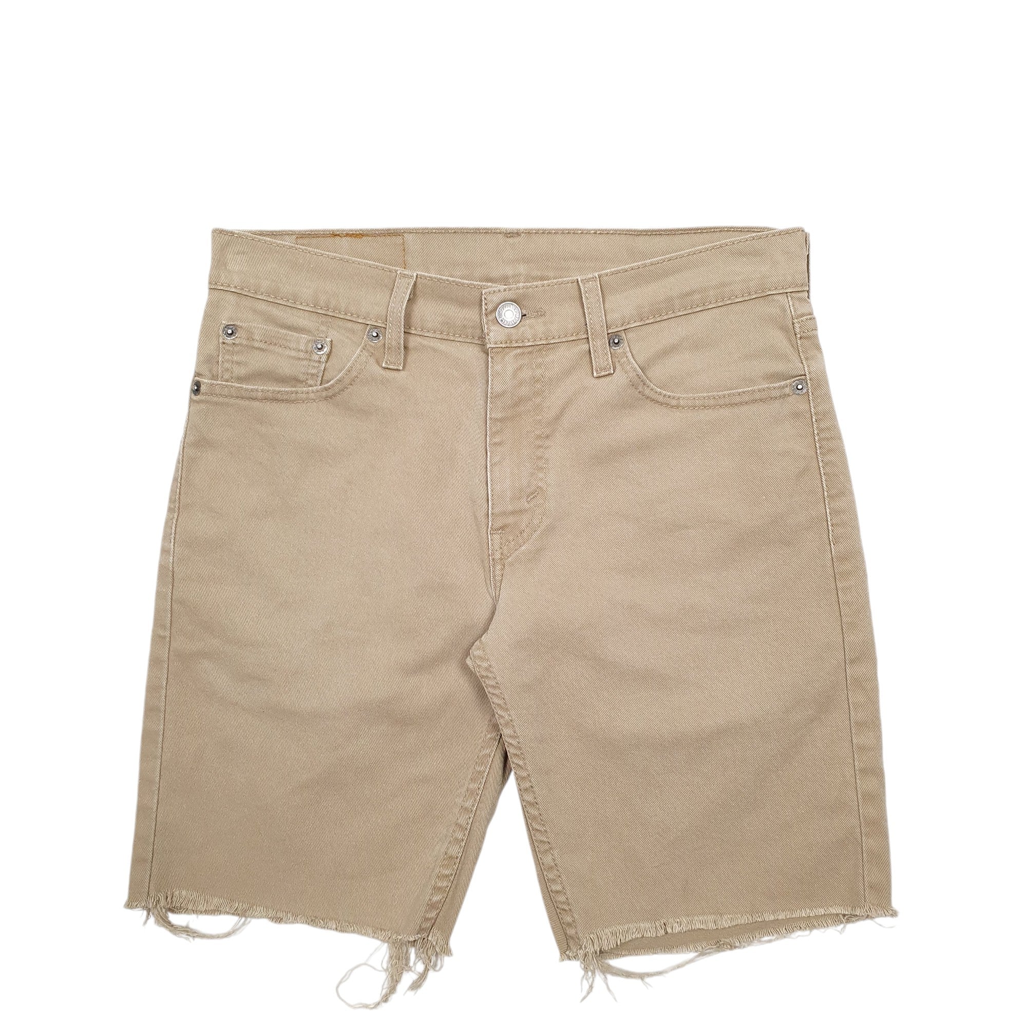 Mens Levis Beige Denim Denim Jeans Jorts 511 Cut Off Shorts Bundl Clothing