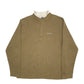 Mens Khaki Columbia  Quarter Zip Jumper