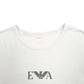 Mens White Emporio Armani  Short Sleeve T Shirt