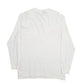 Mens White Dickies  Long Sleeve T Shirt