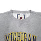 Mens Grey Boa Michigan Spellout Football Made In USA Crewneck Jumper