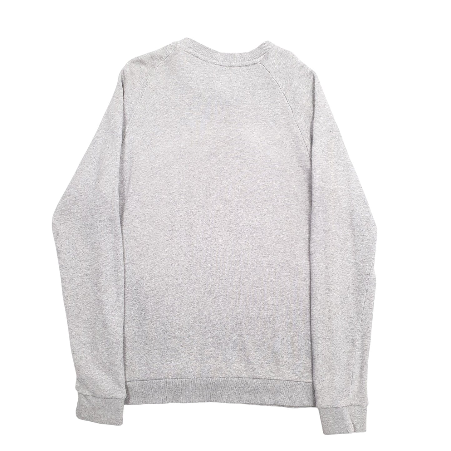 Mens Grey Adidas Spellout Crewneck Jumper