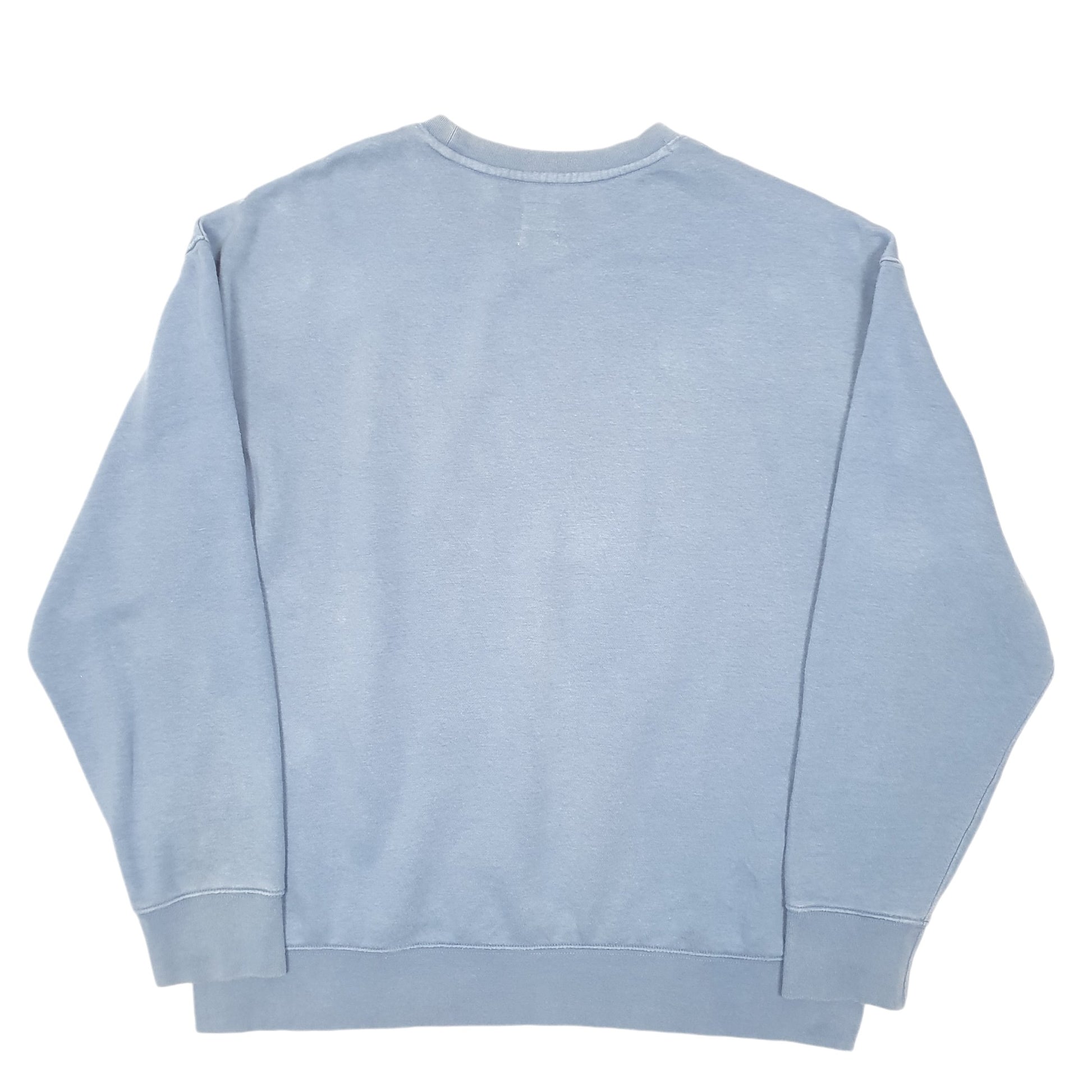 Mens Blue Levis Spellout Crewneck Jumper