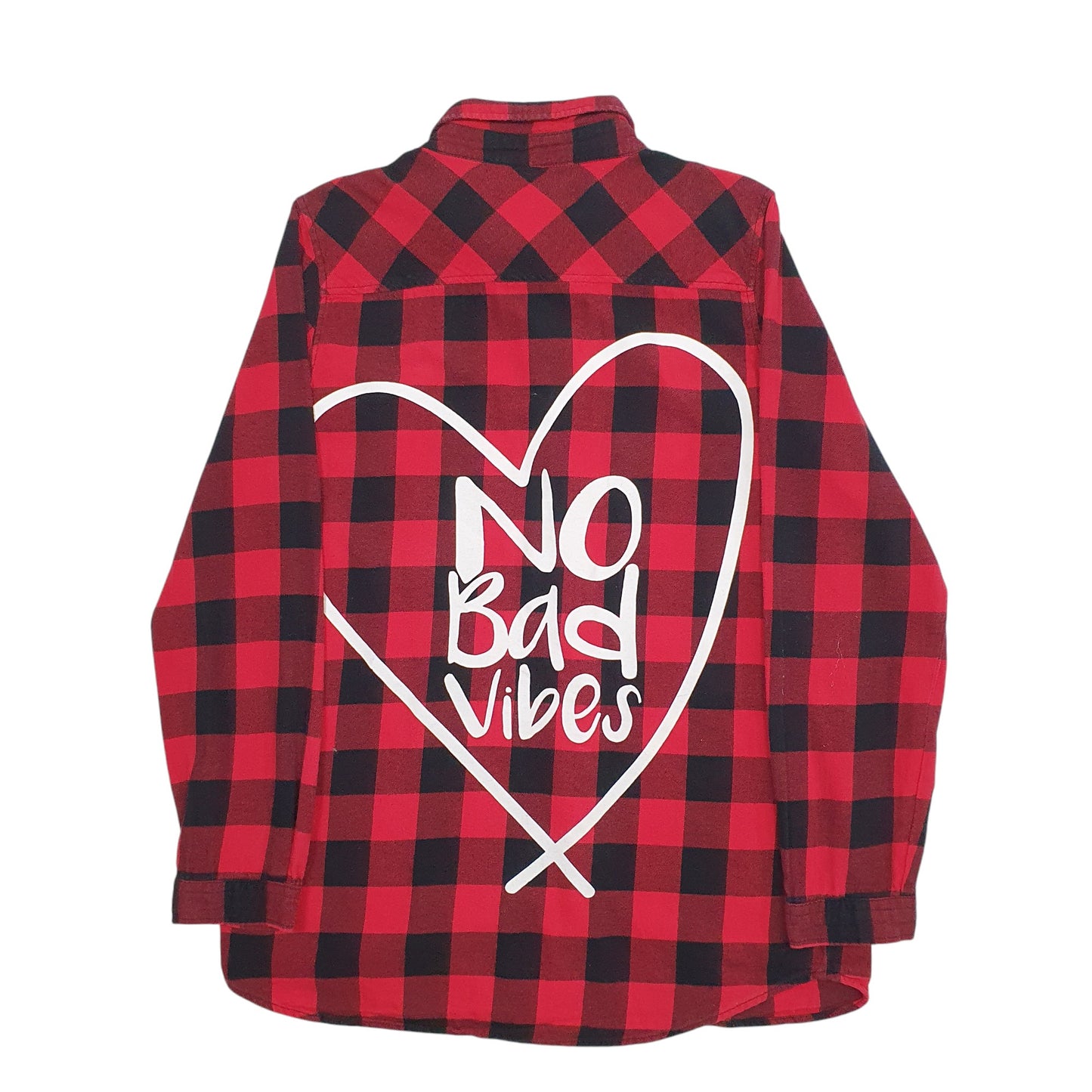 Mens Red Cool Cat  Long Sleeve Shirt