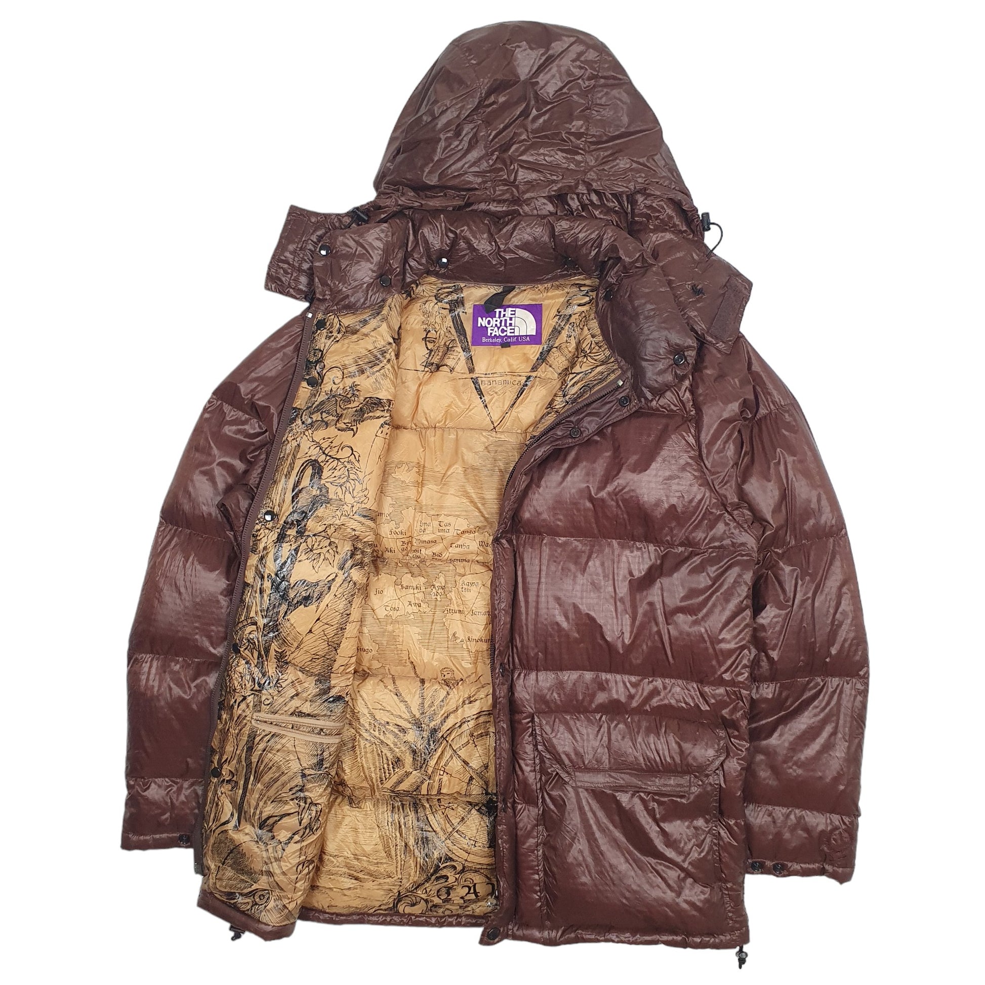 Mens Brown The North Face Purple Label Nanamica  Coat