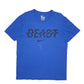 Mens Blue Nike Beast Spellout Short Sleeve T Shirt