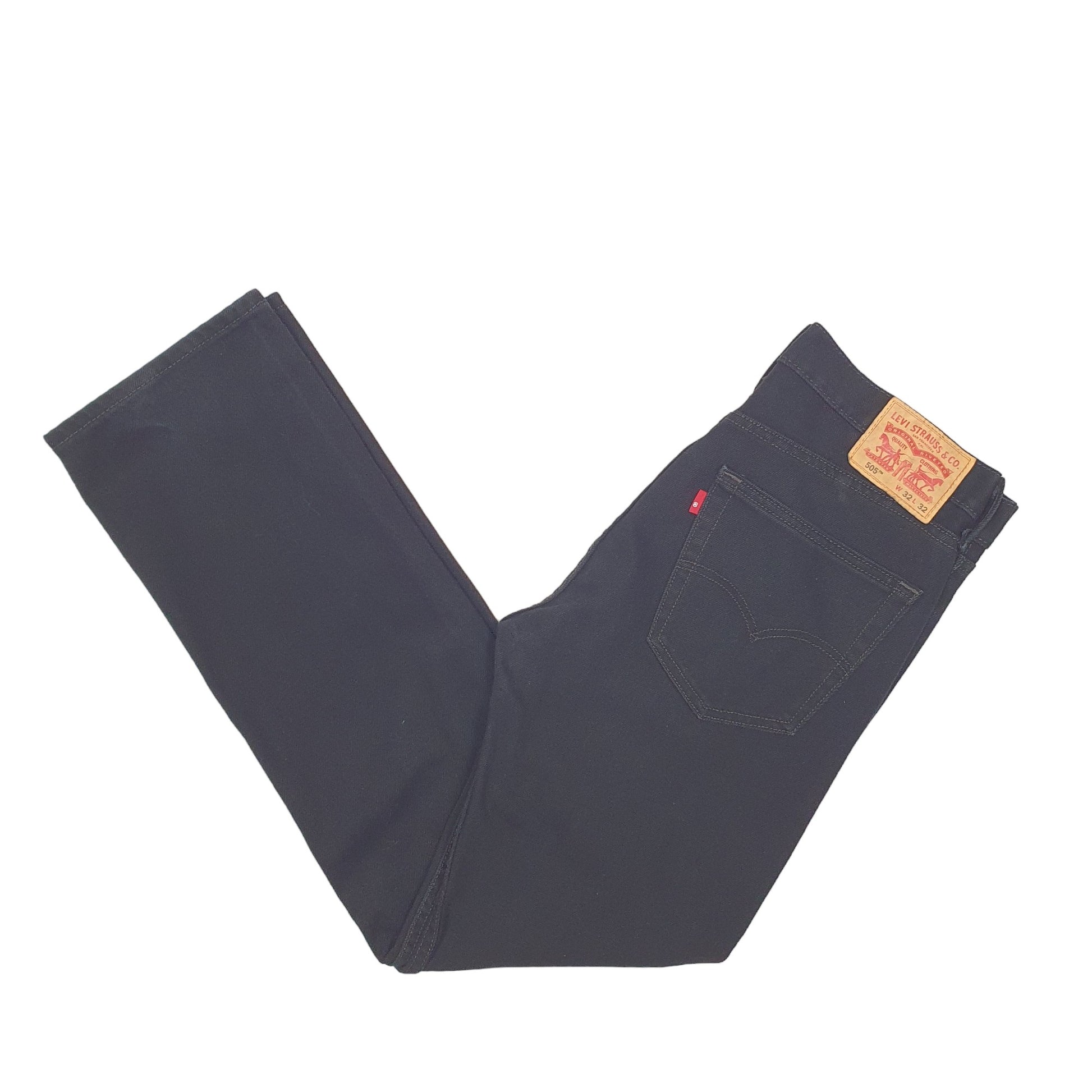Mens Black Levis  505 JeansW32 L32